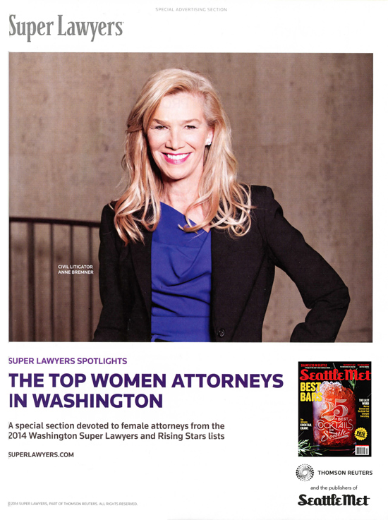 Anne Bremner Top Woman Attorney